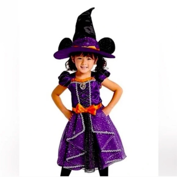 Disney Minnie Mouse Witch Costume Size 3 - Picture 1 of 11